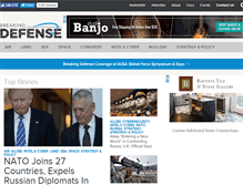 Tablet Screenshot of breakingdefense.com